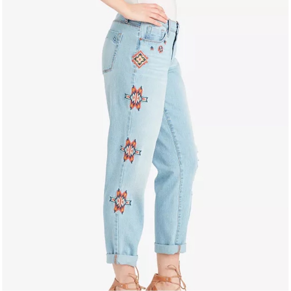 Jessica Simpson Mika Best Friend Embroidered Jeans - Picture 2 of 10